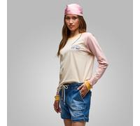 Passenger Women's Riser Recycled Cotton Long Sleeve T-Shirt (UK, Alpha, M, Regular, Regular, Birch 2.0)