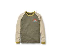 Passenger Women's Riser Recycled Cotton Long Sleeve T-Shirt (UK, Alpha, S, Regular, Regular, Dusty Olive)