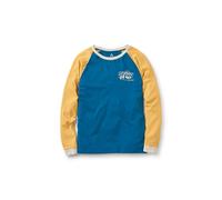 Passenger Women's Riser Recycled Cotton Long Sleeve T-Shirt (UK, Alpha, XS, Regular, Regular, Blue Coral 2.0)