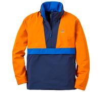 Passenger - Women's Skyline Recycled Water Resistant Smock - Windproof jacket size L, blue/orange
