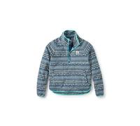 Passenger Women's Sorrel Recycled Polar Fleece (UK, Alpha, S, Regular, Regular, Geo Stripe Dark Denim)