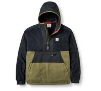 Passenger - Woodland 2.0 Hooded 1/2 Zip Recycled Polar Fleece - Fleece jacket size L, black