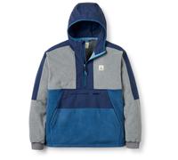 Passenger - Woodland 2.0 Hooded 1/2 Zip Recycled Polar Fleece - Fleece jacket size XXL, blue