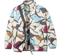 Passenger - Zipped sherpa Jumper - Fairbanks 2.0 Full Zip Recycled Sherpa Fleece Abstract Trails W Off White for Women in Wool - Size L White L