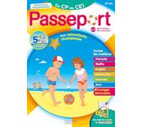 Passeport - Du CP au CE1 6/7 ans - Cahier de vacances 2026: Avec une histoire inédite de Sami et Julie et des autocollants récompenses
