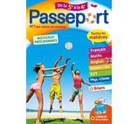 Passeport - Toutes les matières de la 5e à la 4e - Cahier de vacances 2021