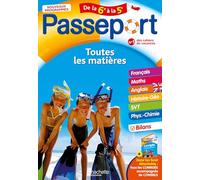 Passeport - Toutes les matières - De la 6e à la 5e - Cahier de vacances 2026