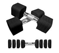 Passer Adjustable Dumbbell Set, Each 2kg/3kg/4kg/5kg, 4 in 1 Free Weights Dumbbells Set for Women Men Hand Weights Set Adjust Dumbbell Weight Set for Home Gym Exercise Workout Strength Training