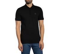 BOSS Orange Passerzip Mens Zip Placket Polo Shirt - Black 001