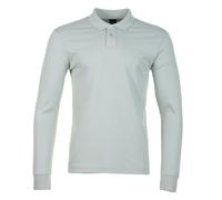 Passerby Long Sleeve Polo Shirt 043 Blue, Medium