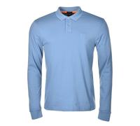 Passerby Long Sleeve Polo Shirt 462 Open Blue, XXX-Large