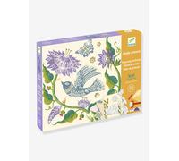 Passiflora engraving workshop DJECO violet