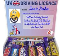 Passing Driving Test Personalised Letterbox Gift - Driving Test Gift - Letterbox Chocolate - Birthday Gift - Add Your Message - Choose Your Chocolates