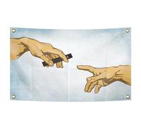 Passing The Juul Flag Cigarette Flag Funny Banner 3x5Ft Tapestry Man Cave Wall Hanging For College Dorm Home Bedroom Living Room Dorm Decor