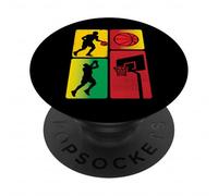 Passion basketball streetball - Urban basketball illustration PopSockets Adhesive PopGrip