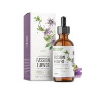 Passion Flower (Passiflora Incarnata) Herb Drops - Alcohol-Free Mother Tincture - 120ml Liquid Extract Drops Food Supplement - by Alpha01
