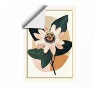 Passion Flower Study Botanical Unframed Wall Art Print A4 (29.7×21cm), Wall Decor for Living Room, Bedroom, Office & Home, Art Gift