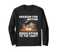 Passion For Motion Dedication To The Craft Animation Animate Long Sleeve T-Shirt