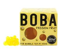 Passion Fruit Juice Filled Popping Boba | Bursting Pearls for Bubble Tea and Dessert Toppings | 150g 3 Servings | Vegan | By THE TEASHED