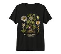 Passion Fruit Passiflora edulis Plant Anatomy Study Premium T-Shirt