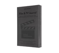 Moleskine Film & TV Journal, Notebook for Cinema, Film and TV Series Enthusiasts, Film Review Notebook with Introduction to the History of Cinema, Hard Cover, Grey Colour, 400 Pages