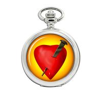 Passion Nail and Bleeding Heart Pocket Watch