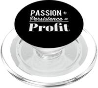 Passion + Persistence = Profit - Entrepreneur Formula Tee PopSockets PopGrip for MagSafe