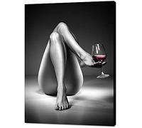 Passion Sexy Painting/Naked Woman And Man Abstract Body Art Oil Painting Canvas Print for Bedroom Home Wall Decorape canvas wall art living room, large canvas wall (A1., 60x90cm)