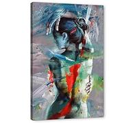 Passion Sexy Painting/Naked Woman And Man Abstract Body Art Oil Painting Canvas Print for Bedroom Home Wall Decorape canvas wall art living room, large canvas wall (A2, 40x60cm)