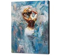 Passion Sexy Painting/Naked Woman And Man Abstract Body Art Oil Painting Canvas Print for Bedroom Home Wall Decorape canvas wall art living room, large canvas wall (A4, 50x75cm)