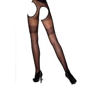 Passion TI002 Open Tights Size 1/2 Black