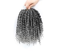 Passion Twist Crochet Hair 8 Inch Passion Twist Hair 8 Packs Pre Twisted Passion Twist Crochet Hair for Black Women Soft Curly 8 Inch T51