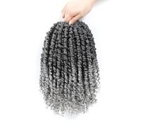 Passion Twist Hair 8 Bundles 12 Inch Pre Braided Crochet Hair Extensions Pre Braided Hair Passion Twist for Black Women Crochet Braided Hair Strands