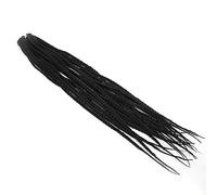 Passion Twist Hair, with 22 Braids Synthetic High Temperature Twist Braid Hair 60Cm Hair Extension Crochet Braiding Hair for Parties and Daily Use