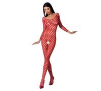 Passion woman sexy open jumpsuit bs072 red, Size One size 7, Color Red