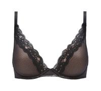 Passionata Brooklyn Black Plunge Bra - 30F, BLACK