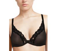 Passionata Womens Brooklyn Plunge T-Shirt Bra - Black - Size 32B