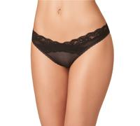 Passionata Womens Brooklyn Tanga Brief - Black Nylon - Size Large