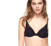 Passionata Women's Brooklyn T-Shirt Bra, Black (Schwarz Lurex 3M), 34B (Manufacturer size: 75B)