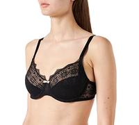 Passionata Women's Georgia Super Covering Underwired Bra Full Coverage, Black (Schwarz 11), 38 F