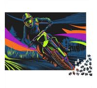 Passionate Off Road Motorcycle Rider Puzzle 1000pcs (75x50cm) Puzzles, Die Für Erwachsene Und Personen Ab 14 Jahren Geeignet Sind