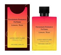 Passionate Romantic Perfume, 50ml/1.69 fl oz - Lemon Rose Fragrance, "Flame of Love," Long-Lasting, Uniquely Romantic
