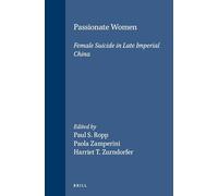 Passionate Women: Female Suicide in Late Imperial China