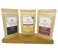 Passionately Authentic Indian Spice Blends | Black Pork + Onion Bhaji + Rogan Josh | 100% natural | Gluten free | Easy recipe cards & video | 3 Pack Spice Kits | Total Servings: 13