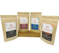 Passionately Authentic Indian Spice Blends | Black Pork + Rogan Josh + Bhuna +Tikka Masala | 100% natural | Gluten free | Easy recipe cards & video | 4 Pack Spice Kits | Total Servings: 19