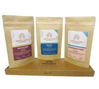 Passionately Authentic Indian Spice Blends | Rogan Josh + Bhuna + Goan Prawn Curry | 100% natural | Gluten free | Easy recipe cards & video | 3 Pack Spice Kits | Total Servings: 12