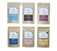 Passionately Authentic Spice Blends | Butter Rice + Tikka Masala + Rogan Josh + Bhuna + Goan Prawn Curry + Onion Bhaji | 100% natural | Gluten Free | Recipe & Video | 6 Pack Spice Kits | Servings: 22