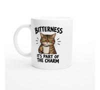 PassionCadeau Bitter Mug Bitterness It's Part of the Charm | Humorous Moody Cat Lover Mug - Unique Gift Idea