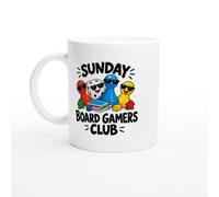 PassionCadeau Board Games Mug Sunday Board Gamers Club | Novelty Board Gamer Mug - Unique Gift Idea