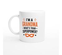 PassionCadeau Funny Grandma Mug I'm a Grandma What's Your Superpower